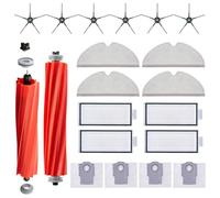 Set di 20 Accessori per Aspirapolvere Roborock Q7 / Q7 Max / Max+ - Include 2 Spazzole Principali, 4 Panni, 4 Filtri HEPA, 4 Sacchetti, 6 Spazzole Laterali