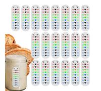 Set di 20 adesivi per la temperatura di fermentazione - Strisce di termometro autoadesive digitali da 18 a 32 gradi, misura affidabile per liquidi, facile da usare, riutilizzabile | Indicatore di