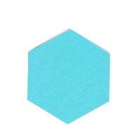 Set di 20 bacheche esagonali in feltro, autoadesive, in sughero con foto, piastrelle decorative in schiuma colorata per Foto, Appunti, Immagine(Blue)