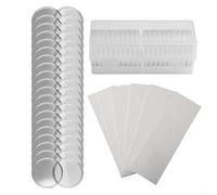 Set di 20 capsule trasparenti rotonde per monete, con cuscinetti in EVA per una protezione sicura delle monete e l'esposizione