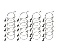 Set di 20 cerniere regolabili per lampadario, kit per appendere binari a soffitto, a striscia lunga, 100 x 1,4 x 2,3 cm, 600 g, ferro