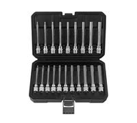 Set Di 20 Classi Industriali Gamma Estesa Grotte Esagonali 3/8 "Unità Per Metrica Di Riparazione Automobilistica Britannica Resistente alla corrosione Sei Bit Set di Memoria