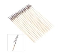 Set di 20 clip a coccodrillo in legno e metallo con supporto stabile per modellismo e progetti artistici