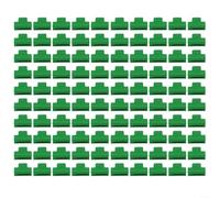 Set di 20 clip di fissaggio lunghe per pali o tubi da 11 mm, per serre e teloni, resistenti, alloggiate in plastica fredda (50 pezzi)