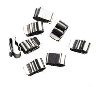 Set di 20 clip in acciaio inox, progettate per tenere saldamente i cavi in progetti solari