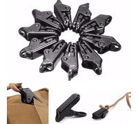 Set di 20 clip per telone, set di morsetti per tende da sole in plastica, clip istantanea, per campeggio, teloni, caravan, tenda da giardino