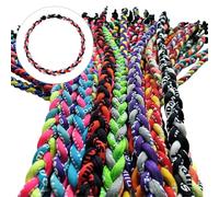 Set di 20 collane sportive in nylon, 45,7 cm, design colorato a spirale, ideali per spirito di squadra e stili di vita attivi