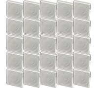 Set di 20 contenitori quadrati per monete, con rivestimento in schiuma, per collezionare monete (20/25/30/35/40 mm)