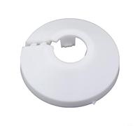 Set di 20 coperture per tubi del radiatore del bagno, finiture in plastica progettate per sigillare fessure intorno ai tubi dell'acqua e del riscaldamento, e facili da montare, lunghezza 1220 mm (20