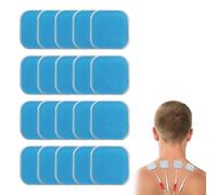 Set di 20 cuscinetti in gel di ricambio per addominali, cuscinetti per elettrodi Beurer Tens Pads, applicabile a Beurer Em 59, gel di ricambio compatibile con Beurer Em 59 Heat