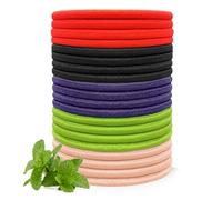Set di 20 Elastici per capelli anti-pidocchi,trattamento dei pidocchi,controllo dei pidocchi(Nero,Viola,Rosso,Rosa e giallo fluorescente)