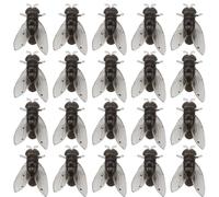 Set di 20 esche morbide per pesca a mosca, per pesca alla trota e alla spigola, design flessibile per la massima attrazione (L verde scuro)