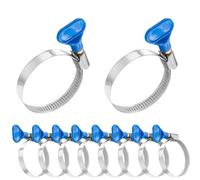 Set di 20 fascette stringitubo, in acciaio inox, 32-50 mm