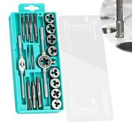 Set di 20 filettatrici metriche M3-M12, set di maschietti per fai da te, set di maschietti e punte per trapano, set di utensili per trapano