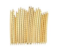 Set di 20 fili per tasti per chitarra, in ottone, 2 mm, per chitarre folk in legno