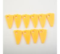 Set di 20 inserti in nylon senza leva per dita e triangolari, per cambio pneumatici Corghi AM500, Hunter TCX, Nussbaum e Mondolfo Ferro