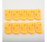 Set di 20 inserti per smontagomme senza leva, in nylon, con dita e triangolari, per Corghi Artiglio Master AM50 AM500 A202