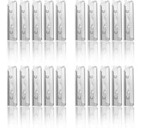 Set di 20 lame di ricambio per rasoio dermaplaning, ricariche per modellare le sopracciglia, esfoliazione e depilazione di precisione per una pelle luminosa e liscia, strumento dermaplane