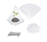 Set di 20 o 40 coperture per piante da giardino, 30 x 19,8 cm, in PVC | Le campane in PVC trasparente proteggono verdure, erbe e fiori dal gelo, dalla pioggia e durante ogni stagione.