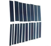 Set di 20 paia paralleli in acciaio da 332 x 15,2 cm, temprati per macchinisti con 0 0001 pollici per supporto pezzo e posizionamento accurato