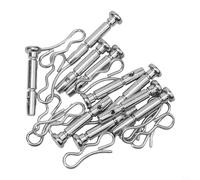 Set di 20 perni in metallo e coppiglie per spazzaneve, compatibili con 738-04124A e 714-04040, si adattano alla maggior parte dei modelli a 2 fasi e alcuni modelli a 3 stadi, tra cui Troy-Bilt
