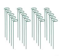 Set di 20 picchetti di supporto per piante per arrampicata, robuste aste in ferro per un supporto affidabile delle piante nel tuo giardino