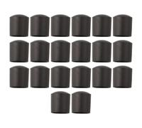 Set di 20 puntali in gomma per gambe delle sedie, con caratteristiche antigraffio e riduzione del rumore, in morbido PVC per gambe di sedie e tavoli (10 mm)