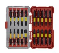 Set di 20 punte magnetiche per cacciavite con gambo esagonale da 1/4 di pollice per Torx, per Phillips, a taglio e a testa quadrata, compatibili con driver e resistenti