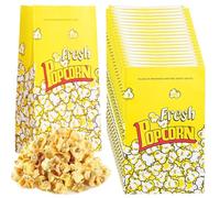 Set di 20 sacchetti per popcorn o dolcetti, riutilizzabile, cartone, Popcorn Caramello per Spuntini del Partito, Dolci, Popcorn e Regali, 29×15.5×8cm