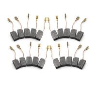 Set di 20 spazzole di carbone for utensili elettrici, spazzole in grafite 6x8x14 mm for trapani elettrici e smerigliatrici angolari