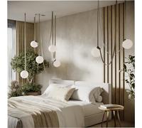 Set di 20 strisce acustiche per pareti | Larghezza strisce: 5 cm | Decorazione murale | Pannelli decorativi in legno (HDF) per home theater, studi podcast | Colore: [LAMELA-5 | Rovere]