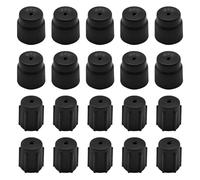 Set di 20 tappi per valvole per climatizzatori, adattatore per auto, set di tappi di ricambio con servizio R134a, sistema AC, riparazione del condizionatore d'aria (13 mm/16 mm)
