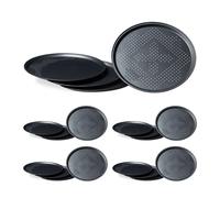Set di 20 teglie da pizza perforate rotonde Padella per pizze croccanti 29 cm