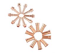 Set di 20 ugelli per torcia al plasma e elettrodi per taglierina al plasma cebora CP70 Air, codice articolo 1395 1403 125069