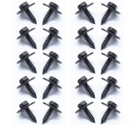 Set di 20 viti a testa esagonale in metallo per fermi paraspruzzi e scudi sottoscocca compatibili con i modelli, per chiusure resistenti all'usura