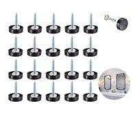 Set di 20 Viti da Specchio 16 mm Chiodi a specchio decorativi specchio in acciaio inox Nails con tappo decorativo E guarnizioni per Tavoli a Specchio Piatti da Bagno Armadietti Pannelli in Vetro