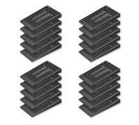 Set di 20 Zeppe in Plastica per Livellatori, Spessori in Plastica Cunei, Livellatori Flessibili per Mobili per Stabilizzare e Livellare