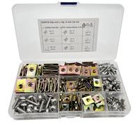 Set Di 200 Assortimento Di Dadi E Viti per Carrozzeria Nr.6/8/10/12 M3 M4 M5, Cl