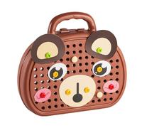 Set di 203 punte per trapano elettrico per bambini, kit di costruzione STEM, giocattolo educativo per bambini di 3 - 8 anni e ragazze, di tecnologia creativa