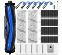 Set di 21 accessori per robot aspirapolvere Ecovacs Deebot X9 Pro Omni / X11 Pro Omni, 1 spazzola principale, 2 mop, rullo per la pulizia, 6 sacchetti per la polvere, 6 spazzole laterali, 4 filtri