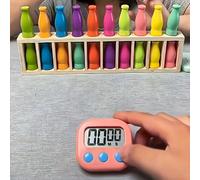 Set di 21 pezzi Gioco di abbinamento di bottiglie colorate - Gioco da tavolo rompicapo per adolescenti, migliora la memoria e le abilità logiche, divertente sfida di indovinello di bottiglie, scelta i