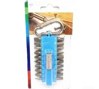 Set di 21 punte a croce esagonali con manico a molla e gancio a molla, punte portatili codificate a colori, per legno, metallo, plastica, attacco rapido, design leggero per utensili senza fili ()