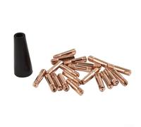 Set di 21 ugelli per saldatura MIG per saldatore EasyFlux 125 Amp 56355 56359 20 punte di contatto in rame (035)
