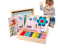 Set di 210 blocchi magnetici multicolore educativi