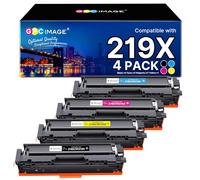 Set di 219 toner con chip, compatibile con HP 219, nero per HP Color Laserjet Pro MFP 3302FDWG Toner 3302FDW 3202DN 3302SDWG 3302FDNG 3202DW 3302SDW 3302FDN 302FDWG W2190X W2191X W21X W219191X 2 X W21
