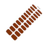 Set di 22 adesivi in gel per unghie, applicazione rapida senza luce UV, per donne alla moda, feste ed eventi