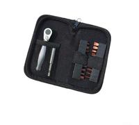 Set di 22 mini chiavi a cricchetto con cricchetto reversibile e scatola portaoggetti organizzata per un facile accesso agli strumenti, design leggero e portatile