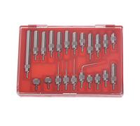 Set di 22 punti in acciaio da 0,01 mm, set di punti per calibro digitale a corsoio calibro di conversione lunghezza righello elettronico pinza micrometro ago