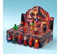 Set di 24 Action Figure Marvel Spiderman in Scatole Sorpresa, Modellini Anime, Giocattoli per Bambini, Decorazioni e Regali