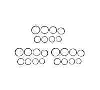 Set di 24 Anelli Adattatore Step-, Include 49-52 Mm, 52-55 Mm, 55-58 Mm, 58-62 Mm, 62-67 Mm, 67-72 Mm, 72-77 Mm, 77-82 Mm-Nero